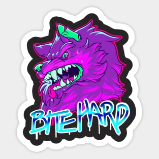 BITE HARD Sticker